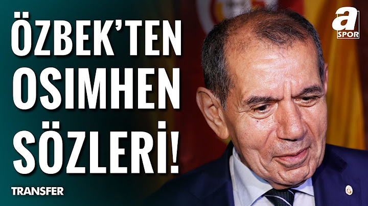 Galatasaray Başkanı Dursun Özbek'ten Osimhen Açıklaması / A Spor / 28.06.2025