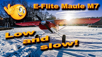 E-Flite Maule M7 - Low and slow!