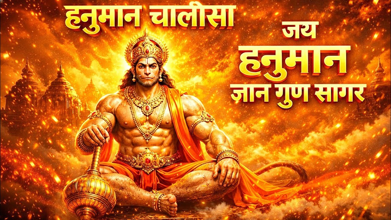 हनुमान चालीसा अखंड पाठ (108 बार) | Hanuman Chalisa Non-Stop 108 Times | Keshav-Kailash Bhakti