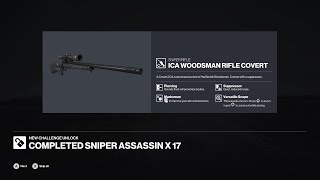 Hitman 3 Showstopper Sniper Assassin Guide to Unlock Bartoli ICA Woodsman Rifle Covert Walkthrough