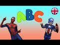 Alphabet Song with Spiderman &amp; Captain America - Kids Song