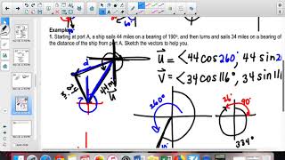 Lesson 44 Precalculus: Applications of Vectors