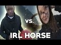 IRL BASKETBALL HORSE VS GIRLFRIEND | I'M SO TRASH! | KOT4Q