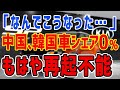 K国「なんでこうなった・・・」隣国自動車メーカーが中国で爆亡→現代グループ起亜のシェアが0%台に墜落し再起不能