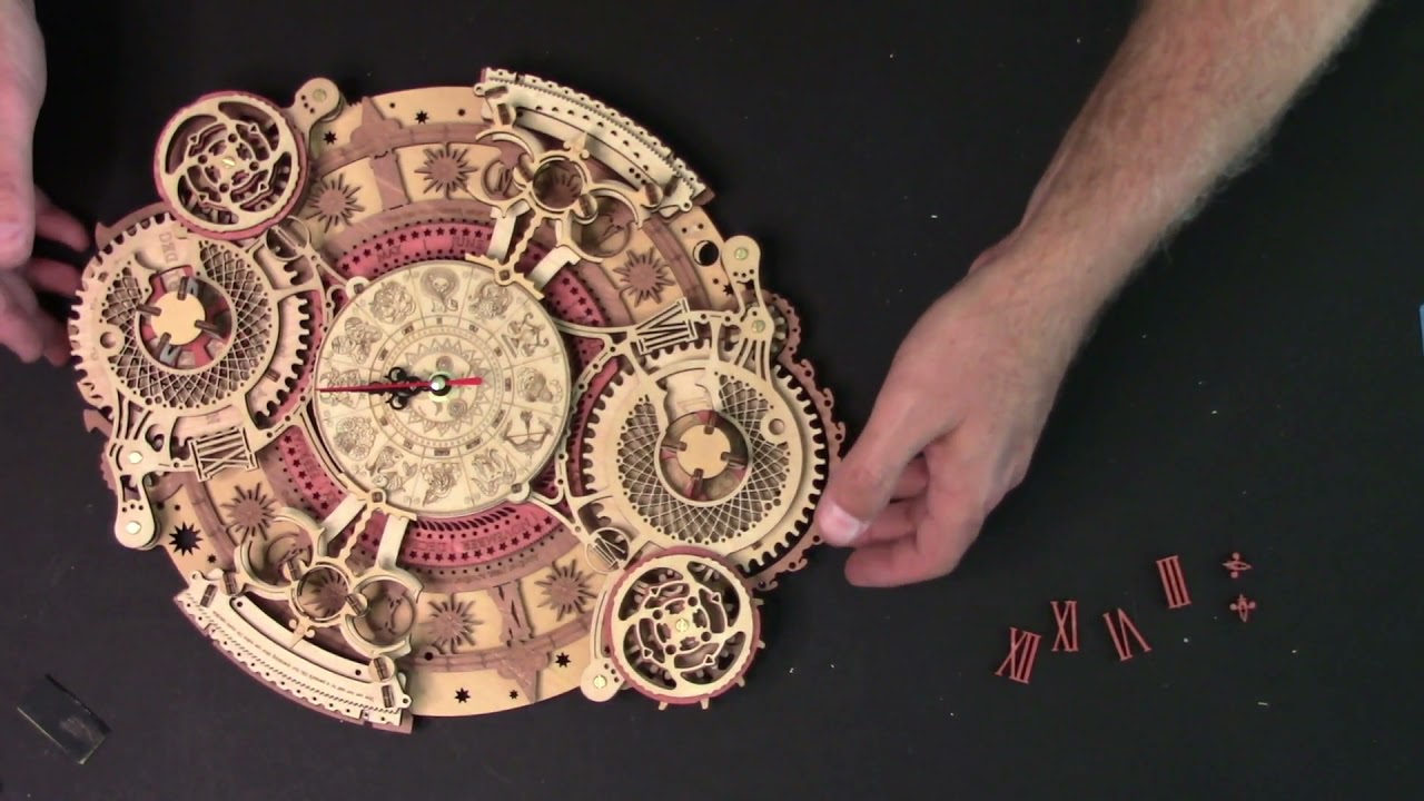 ROKR Zodiac Wall Clock LC601 Part 7 YouTube
