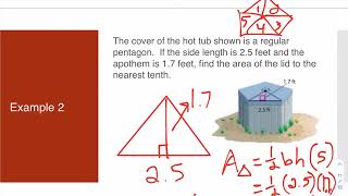 11-4 Areas of Regular Polygons