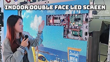 Judy Takes You Through EA640DF Indoor Double Face LED Screen | Eagerled LED Screen Manufacturer