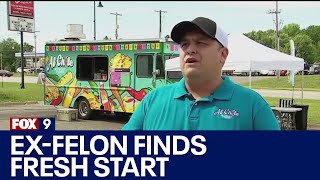 Ex-felon finds fresh start with thriving food truck in Long Lake