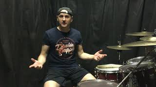 Přírazy - lekce bicí - Roman Sobotka(Flam - drum lesson)