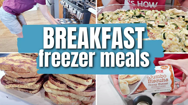 BACK TO SCHOOL BREAKFAST FREEZER MEALS | EASY BREAKFAST RECIPES TO FILL YOUR FREEZER