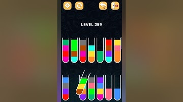 Color sort puzzle Level 259