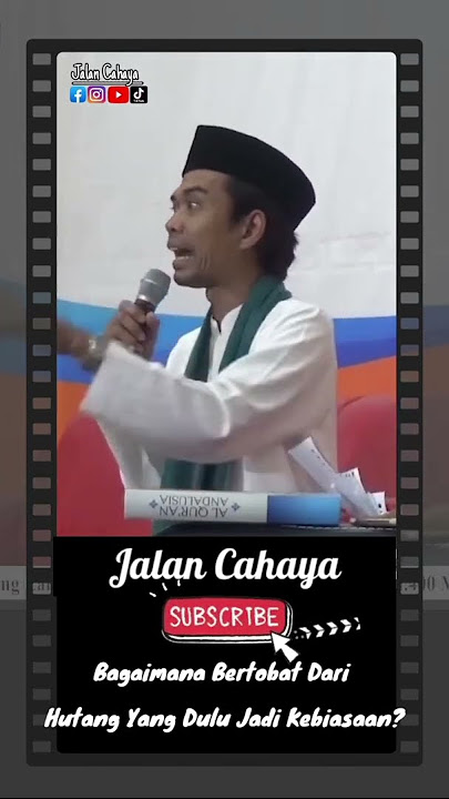 Cara Bertobat Dari Hutang Masa Lalu ⁉️ - Ustadz Abdul Somad