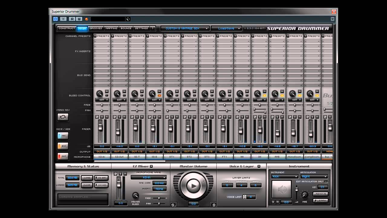 Toontrack Custom and Vintage SDX review Sample