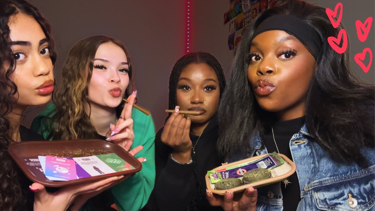 Cozy ASMR Smoke Session in Bed with My Girls 💋 + Whispered Secrets Revealed 🤫💤 (Lofi)