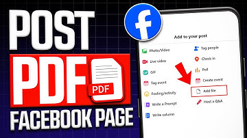 Hoe u een PDF-bestand op een Facebook-pagina plaatst