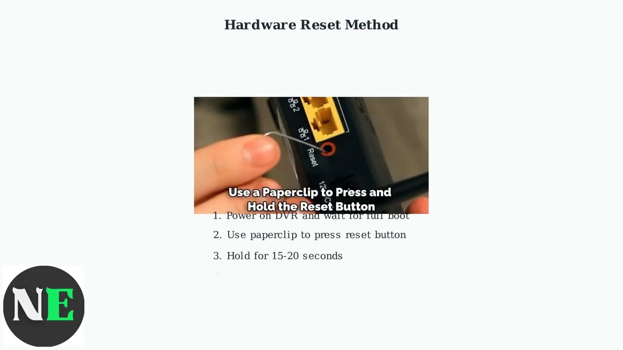How To Reset Swann DVR8 5580 – Restore Factory Settings & Setup