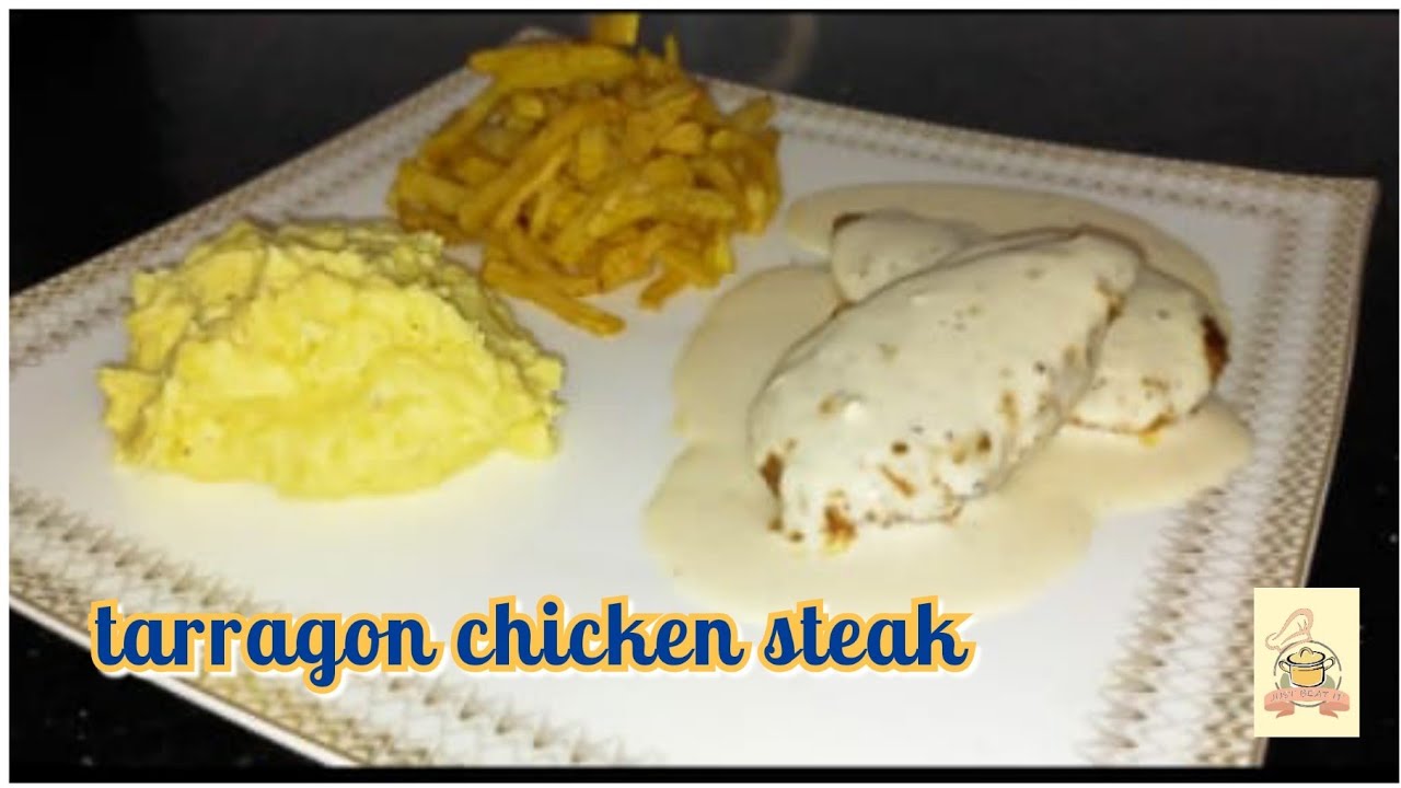 Tarragon chicken steak recipe by shanza izhar YouTube