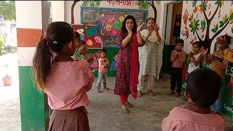 बहुत ही मजेदार गतिविधि ( बजाओ ताली)बाल वाटिका के बच्चों से अवश्य कराएं