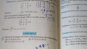 Determinants class 12 exercise 4.3 one shot | CBSE  Class 12 chapter 4 determinants | YP Academy