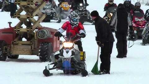 Sled 13 Test 1- UAF  Snowmobile Acceleration