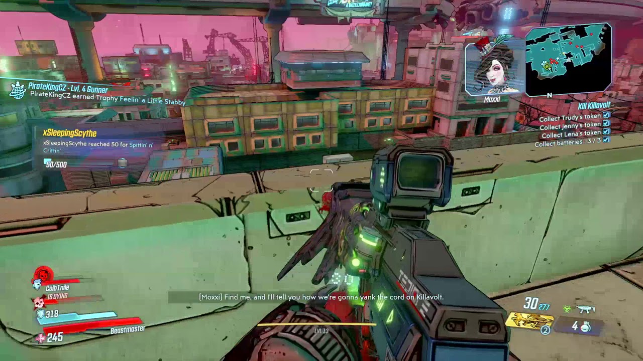 Borderlands 3 Walkthrough Getting 3 Tokens for Killavolt
