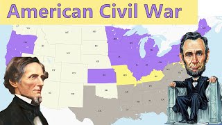 American Civil War 1861-1865 | Union Against Confederate