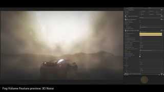 Fog Volume Feature preview: 3D Noise