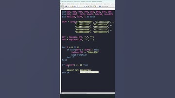 Validando um CPF com Excel VBA ✅ #shorts