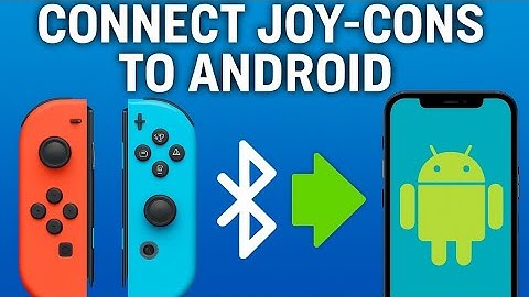 How to connect nintendo joycons to android