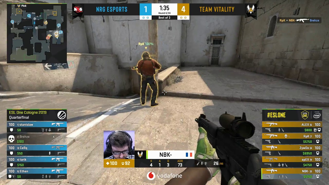 CS:GO - Tarik choke 4k again - YouTube