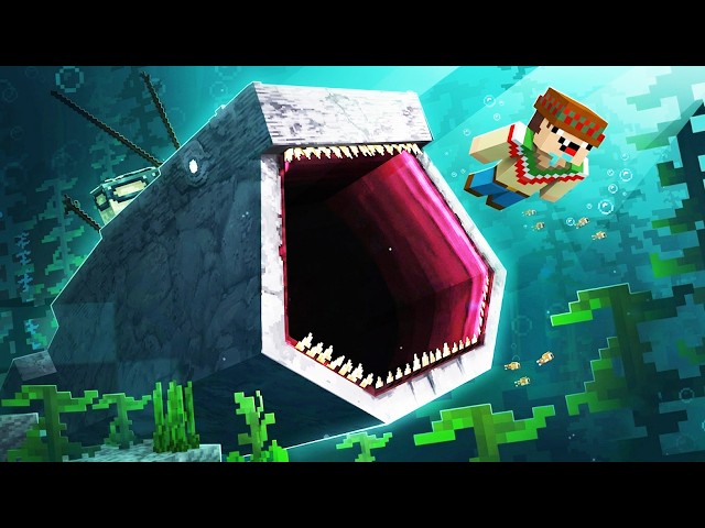 SOBREVIVÍ al BLOOP en MINECRAFT... 🦈💀😨 SILVIOGAMER MINECRAFT PERO
