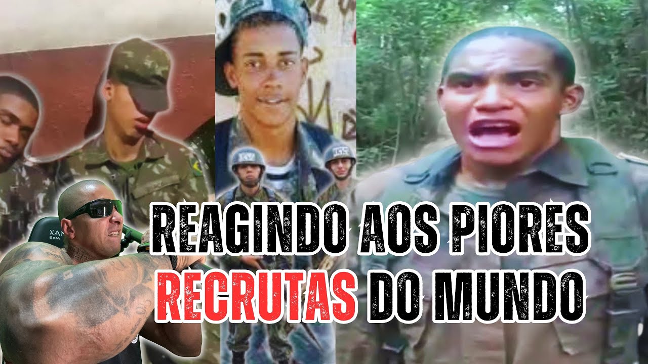 REAGINDO AOS PIORES RECRUTAS DO PLANETA