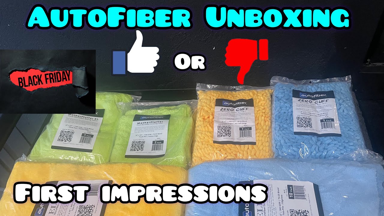 AutoFiber Microfiber Towels - Black Friday Detailing Purchase Pt 2  