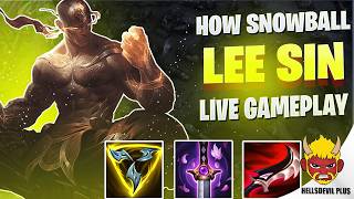 How To Force Snowball With Lee Sin! - Wild Rift HellsDevil Plus Gameplay