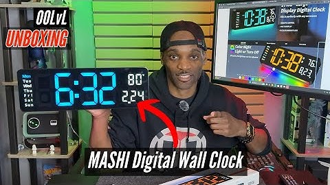 Add this RGB Digital Wall Clock to Your Room