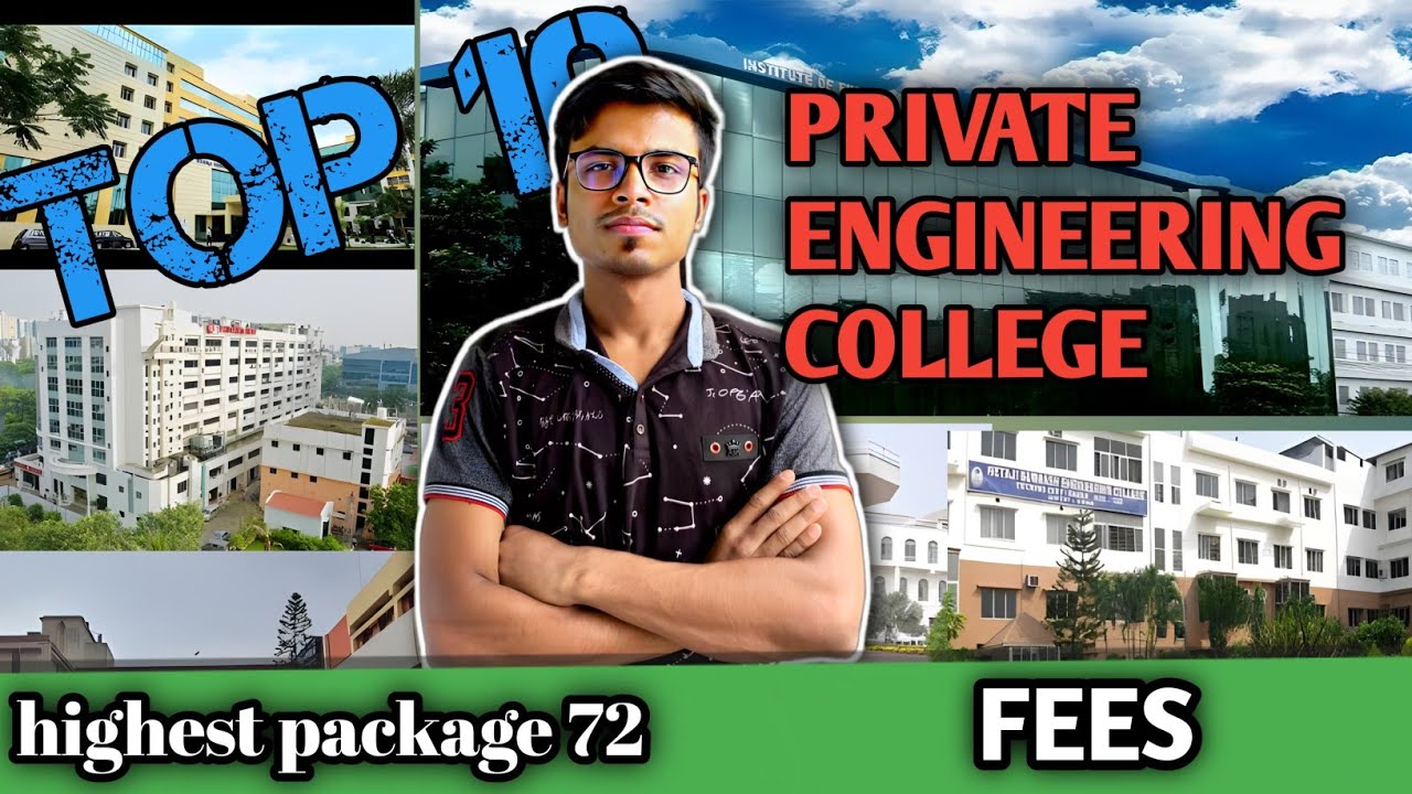 Top 10 private Engineering college under WBJEE [WBJEE 2023 ]Highest package, fees | best video ever😯