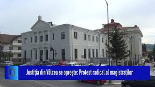 Justiția Din Vâlcea Se Oprește Protest Radical Al Magistraților