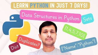 Master Data Structures in Python – Lists, Tuples, Sets & Dict 🔥 | Learn Python in Just 7 Days |Day 4