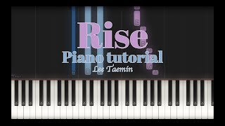 [PIANO TUTORIAL] RISE (이카루스) | 태민 TAEMIN chords