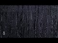 Heavy rain on window  12 hours  black screen  sleep in series