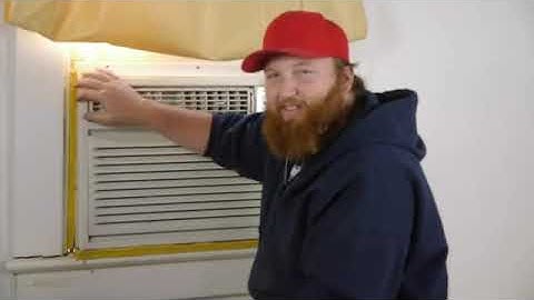 How to Seal an Air Conditioner Window Gap