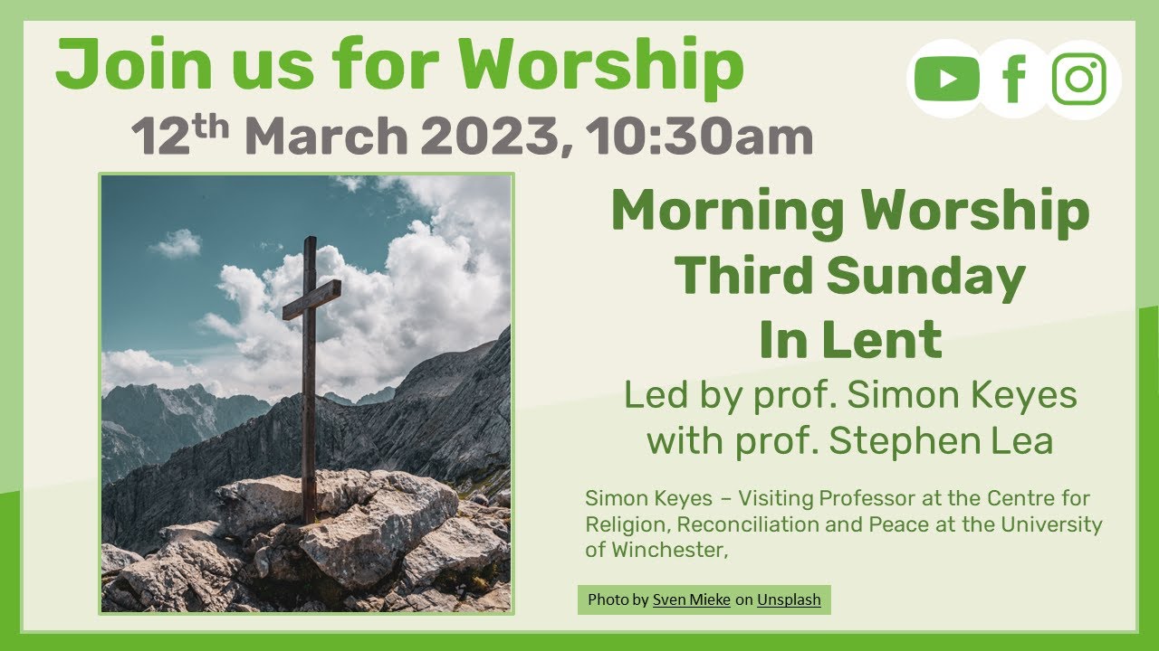 Sunday Morning Worship Livestream - 12th March 2023 | 3nd Sunday in ...