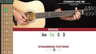 Cowboy Like Me Guitar Cover Taylor Swift 🎸|Tabs + Chords| Resimi