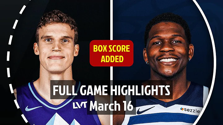 Utah Jazz vs Minnesota Timberwolves | Full Game Highlights | 16 March 2025