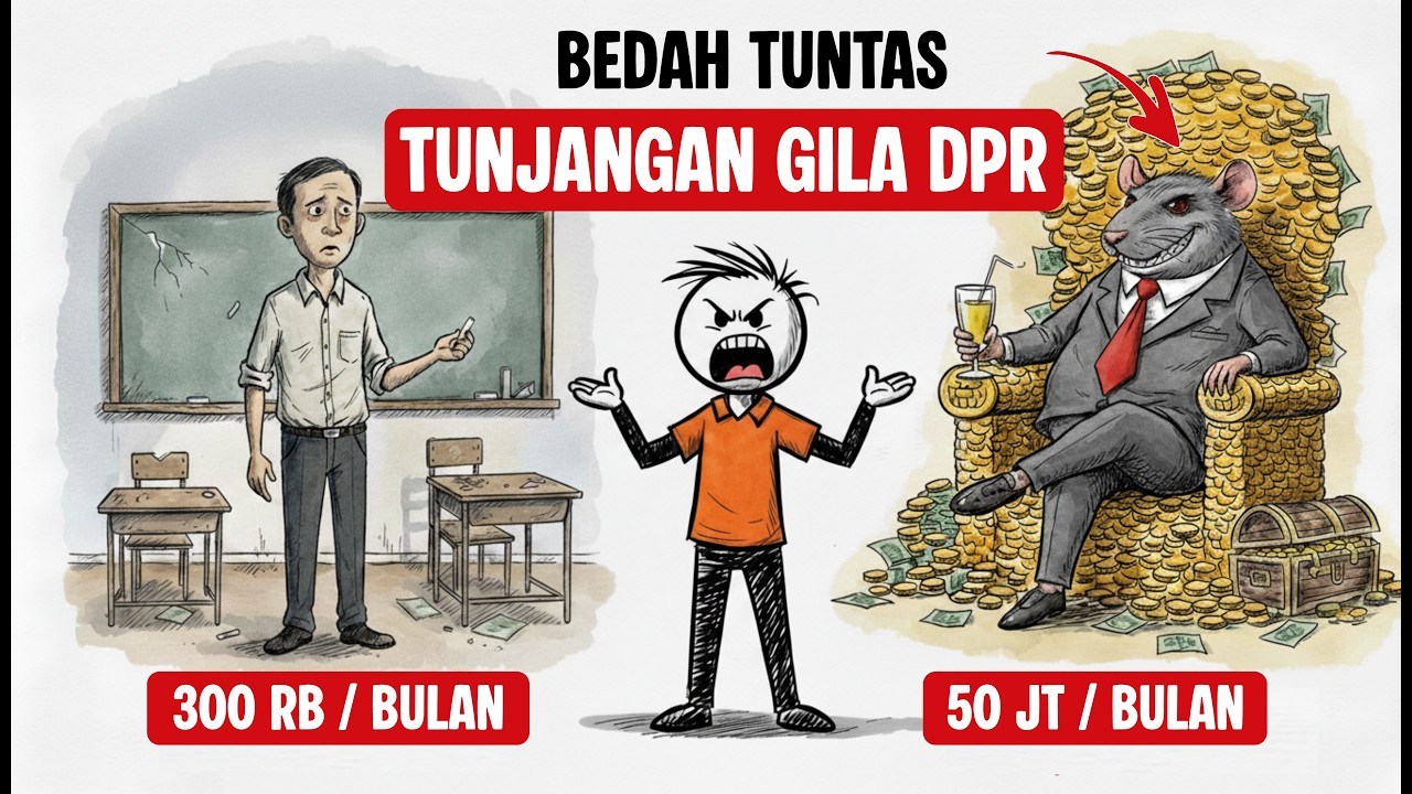 Bak Angin Surga ‼️ Inilah Daftar 13 Tunjangan Gila DPR Pakai Uang Rakyat !