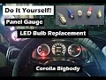 DIY! Panel Gauge LED bulb replacement for 93-97 Toyota Corolla (Bigbody)