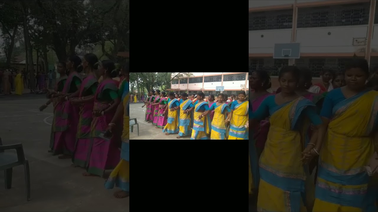 santali cultural program in kalna hostel church.
