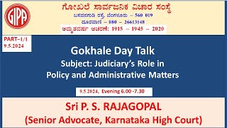 Day - 1/1  Judiciary&#39;s Role in Policy and Administrative Matters