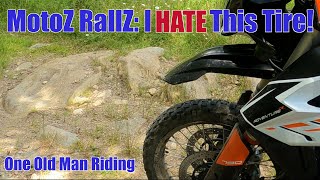 MotoZ RallZ Review (Adventure Bike Tire?)