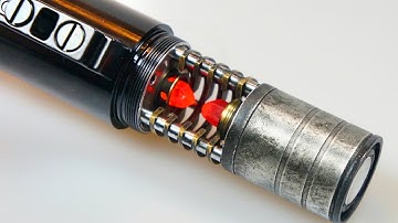 Korbanth Parks DV6 Return of the Jedi ROTJ Darth Vader Dual Crystal Reveal Custom FX Lightsaber